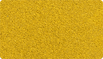 Farbmuster zum WARCO Farbton Zitronengelb (wie RAL 1012) für monochrome Oberflächen aus virgin EPDM.