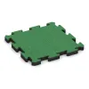 Fitness-Bodenschutzmatte von WARCO im Farbdesign Maigrün mit den Abmessungen 500 x 500 x 40 mm. Produktfoto von Artikel 5186 in der Aufsicht von schräg vorne.