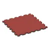 Fitness-Bodenschutzmatte von WARCO im Farbdesign Rose mit den Abmessungen 1000 x 1000 x 30 mm. Produktfoto von Artikel 6015 in der Aufsicht von schräg vorne.