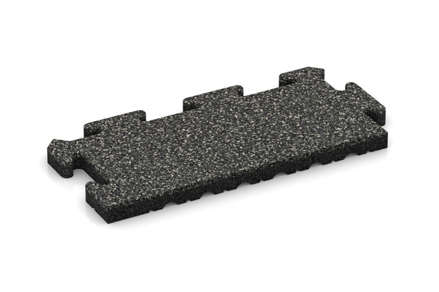 Rand-Abschlussplatte (2 Stück) von WARCO im Farbdesign Dunkelgrauer Granit mit den Abmessungen 500 x 235 x 30 mm. Produktfoto von Artikel 4862 in der Aufsicht von schräg vorne.