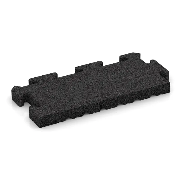 Randplatte von WARCO im Farbdesign Anthrazit mit den Abmessungen 500 x 235 x 40 mm. Produktfoto von Artikel 5005 in der Aufsicht von schräg vorne.