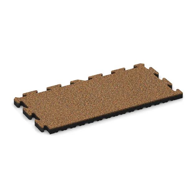 Randplatte von WARCO im Farbdesign Terra Cotta mit den Abmessungen 1000 x 485 x 40 mm. Produktfoto von Artikel 5093 in der Aufsicht von schräg vorne.