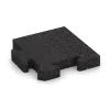 Eckplatte von WARCO im Farbdesign Anthrazit mit den Abmessungen 235 x 235 x 40 mm. Produktfoto von Artikel 5008 in der Aufsicht von schräg vorne.