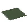 Bodenschutzmatte 1,8 cm HD – Fitness von WARCO im Farbdesign Grasgrün mit den Abmessungen 1000 x 1000 x 18 mm. Produktfoto von Artikel 0342 in der Aufsicht von schräg vorne.