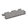 Randplatte HD von WARCO im Farbdesign Grau Melange mit den Abmessungen 500 x 235 x 18 mm. Produktfoto von Artikel 4683 in der Aufsicht von schräg vorne.