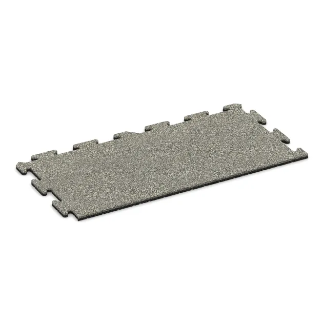 Randplatte von WARCO im Farbdesign Heller Granit mit den Abmessungen 1000 x 485 x 18 mm. Produktfoto von Artikel 4752 in der Aufsicht von schräg vorne.