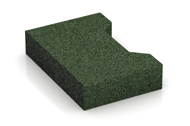 Verbundpflaster-Anfänger von WARCO im Farbdesign grasgrün mit den Abmessungen 200 x 140 x 43 mm. Produktfoto von Artikel 3572 in der Aufsicht von schräg vorne.