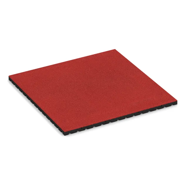 Fallschutzmatte von WARCO im Farbdesign Rose mit den Abmessungen 1000 x 1000 x 40 mm. Produktfoto von Artikel 0773 in der Aufsicht von schräg vorne.