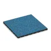Fallschutzplatte von WARCO im Farbdesign Atlantik mit den Abmessungen 500 x 500 x 30 mm. Produktfoto von Artikel 5333 in der Aufsicht von schräg vorne.