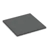 Balkonfliese 2,5 cm von WARCO im Farbdesign Schiefergrau mit den Abmessungen 500 x 500 x 25 mm. Produktfoto von Artikel 0535 in der Aufsicht von schräg vorne.