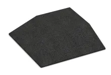 Eck-Platte (zwei Seiten abgeschrägt)