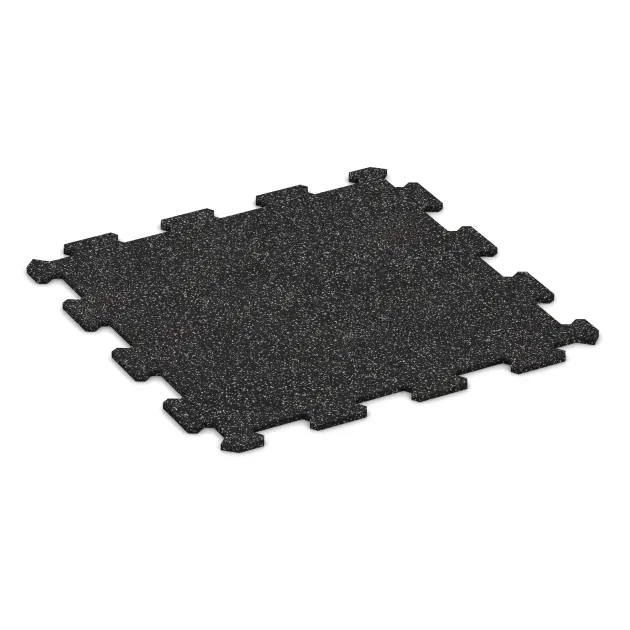 Treppenbelag von WARCO im Farbdesign Leicht Grau Gesprenkelt mit den Abmessungen 485 x 485 x 8 mm | 0,235 m². Produktfoto von Artikel 0904 in der Aufsicht von schräg vorne.