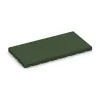 halbe Platte von WARCO im Farbdesign Grasgrün mit den Abmessungen 500 x 250 x 30 mm. Produktfoto von Artikel 0381 in der Aufsicht von schräg vorne.