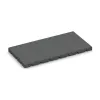 halbe Platte von WARCO im Farbdesign Schiefergrau mit den Abmessungen 500 x 250 x 30 mm. Produktfoto von Artikel 0382 in der Aufsicht von schräg vorne.