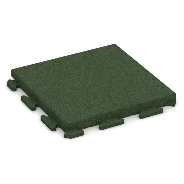 Gehwegplatte Classic von WARCO im Farbdesign Grasgrün mit den Abmessungen 500 x 500 x 50 mm. Produktfoto von Artikel 1480 in der Aufsicht von schräg vorne.