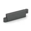 Kettenelement von WARCO im Farbdesign Schiefergrau mit den Abmessungen 1000 x 150 x 300 mm. Produktfoto von Artikel 2577 in der Aufsicht von schräg vorne.