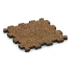 Fitnessmatte Premium 2 cm von WARCO im Farbdesign Terra Cotta mit den Abmessungen 306 x 306 x 20 mm. Produktfoto von Artikel 3714 in der Aufsicht von schräg vorne.