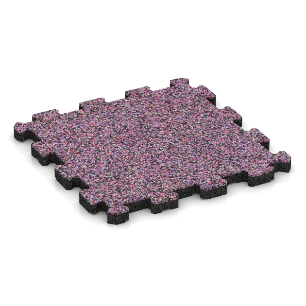 Steinteppich-Klickfliese von WARCO im Farbdesign Lavendel mit den Abmessungen 30,6 x 30,6 x 2 cm | 0,094 m². Produktfoto von Artikel 3734 in der Aufsicht von schräg vorne.