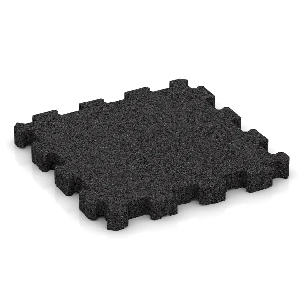 Sportboden – fugenlos von WARCO im Farbdesign Anthrazit mit den Abmessungen 306 x 306 x 30 mm. Produktfoto von Artikel 4282 in der Aufsicht von schräg vorne.