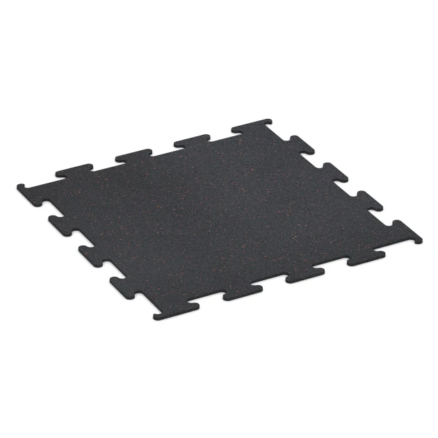 Fitness Performance Elite Trainingsboden von WARCO im Farbdesign Leicht Rot Gesprenkelt mit den Abmessungen 100 x 100 x 1 cm | 1,00 m². Produktfoto von Artikel 3753 in der Aufsicht von schräg vorne.
