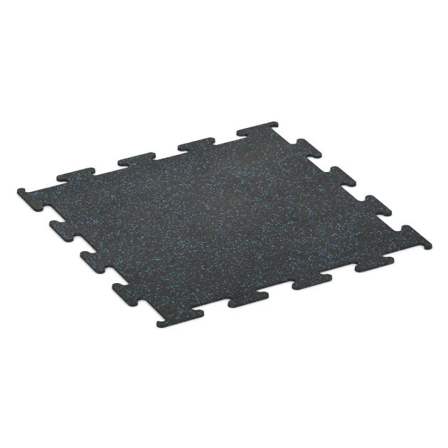 Fitness Performance Elite Trainingsboden von WARCO im Farbdesign Leicht Blau Gesprenkelt mit den Abmessungen 100 x 100 x 1 cm | 1,00 m². Produktfoto von Artikel 3754 in der Aufsicht von schräg vorne.