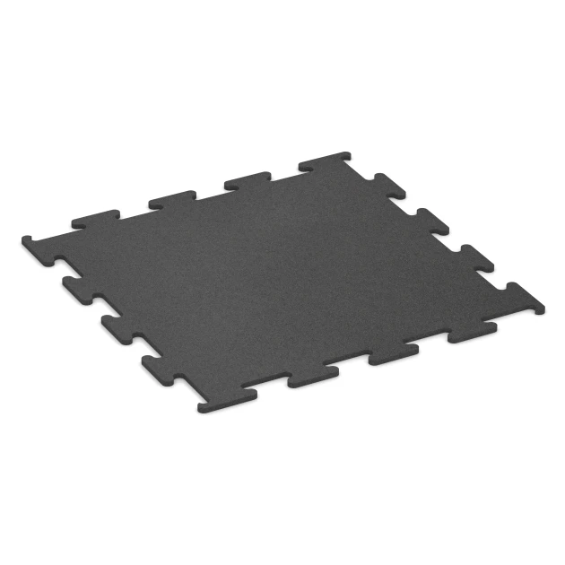 Fitness Performance Elite Trainingsboden von WARCO im Farbdesign Anthrazit mit den Abmessungen 100 x 100 x 1,5 cm | 1,00 m². Produktfoto von Artikel 3747 in der Aufsicht von schräg vorne.