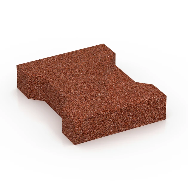 Pflasterstein von WARCO im Farbdesign Ziegelrot mit den Abmessungen 20 x 16,5 x 4,5 cm | 0,0278 m². Produktfoto von Artikel 7069 in der Aufsicht von schräg vorne.