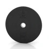 Bumper Plate – Hantelscheibe von WARCO im Farbdesign Anthrazit mit den Abmessungen 5 kg | ø 45,4 x 3,15 cm. Produktfoto von Artikel 6084 in der Aufsicht von schräg vorne.