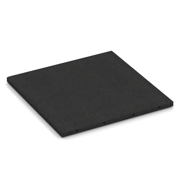 Fallschutzmatte – 95 cm von WARCO im Farbdesign Anthrazit mit den Abmessungen 50 x 50 x 3 cm | 0,25 m². Produktfoto von Artikel 6127 in der Aufsicht von schräg vorne.