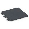 Terrassenplatte Linea von WARCO im Farbdesign Schiefergrau mit den Abmessungen 50 x 50 x 3 cm | 0,25 m². Produktfoto von Artikel 7055 in der Aufsicht von schräg vorne.