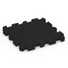 Fitness-Puzzlematte von WARCO im Farbdesign Anthrazit mit den Abmessungen 50 x 50 x 4 cm | 0,25 m². Produktfoto von Artikel 6636 in der Aufsicht von schräg vorne.