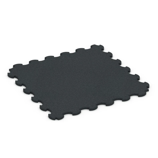 Hunde-Bodenschutzmatte von WARCO im Farbdesign Anthrazit mit den Abmessungen 102,5 x 102,5 x 2,2 cm | 1,05 m². Produktfoto von Artikel 7085 in der Aufsicht von schräg vorne.