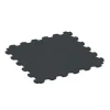 Hunde-Bodenschutzmatte von WARCO im Farbdesign Anthrazit mit den Abmessungen 102,5 x 102,5 x 1,5 cm | 1,05 m². Produktfoto von Artikel 7086 in der Aufsicht von schräg vorne.