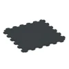 Fitness-Bodenschutzmatte von WARCO im Farbdesign Anthrazit mit den Abmessungen 102,5 x 102,5 x 2 cm | 1,05 m². Produktfoto von Artikel 6377 in der Aufsicht von schräg vorne.