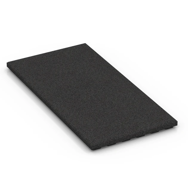 Stallmatte Luxus von WARCO im Farbdesign Anthrazit mit den Abmessungen 100 x 50 x 4,5 cm | 0,50 m². Produktfoto von Artikel 6389 in der Aufsicht von schräg vorne.