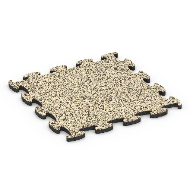 Poolumrandung von WARCO im Farbdesign Travertin mit den Abmessungen 46 x 46 x 1,8 cm. Produktfoto von Artikel 6766 in der Aufsicht von schräg vorne.