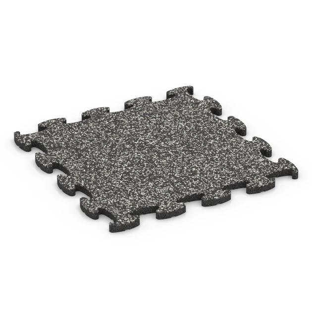 Balkon Bodenbelag von WARCO im Farbdesign Dunkelgrauer Granit mit den Abmessungen 44,6 x 44,6 x 1,8 cm | 0,20 m². Produktfoto von Artikel 6787 in der Aufsicht von schräg vorne.