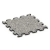 Fitness Active Floor System von WARCO im Farbdesign Grauer Granit mit den Abmessungen 44,6 x 44,6 x 1,8 cm | 0,20 m². Produktfoto von Artikel 6824 in der Aufsicht von schräg vorne.