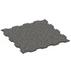 Fitness Active Floor System von WARCO im Farbdesign Dunkelgrauer Granit mit den Abmessungen 97,1 x 97,1 x 1,8 cm | 0,94 m². Produktfoto von Artikel 6832 in der Aufsicht von schräg vorne.