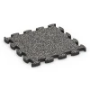 Terrassenplatte von WARCO im Farbdesign Dunkelgrauer Granit mit den Abmessungen 46 x 46 × 2,8 cm. Produktfoto von Artikel 6940 in der Aufsicht von schräg vorne.