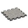 Fitness Active Floor System von WARCO im Farbdesign Grauer Granit mit den Abmessungen 44,6 x 44,6 x 2,8 cm | 0,20 m². Produktfoto von Artikel 6842 in der Aufsicht von schräg vorne.