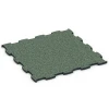 Fitness Active Floor System von WARCO im Farbdesign Englischer Rasen mit den Abmessungen 97,1 x 97,1 x 2,8 cm. Produktfoto von Artikel 6852 in der Aufsicht von schräg vorne.