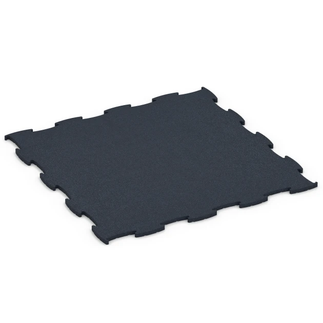 Fitness Premium Boden Plus von WARCO im Farbdesign Anthrazit mit den Abmessungen 99 x 99 x 1,8 cm. Produktfoto von Artikel 6968 in der Aufsicht von schräg vorne.