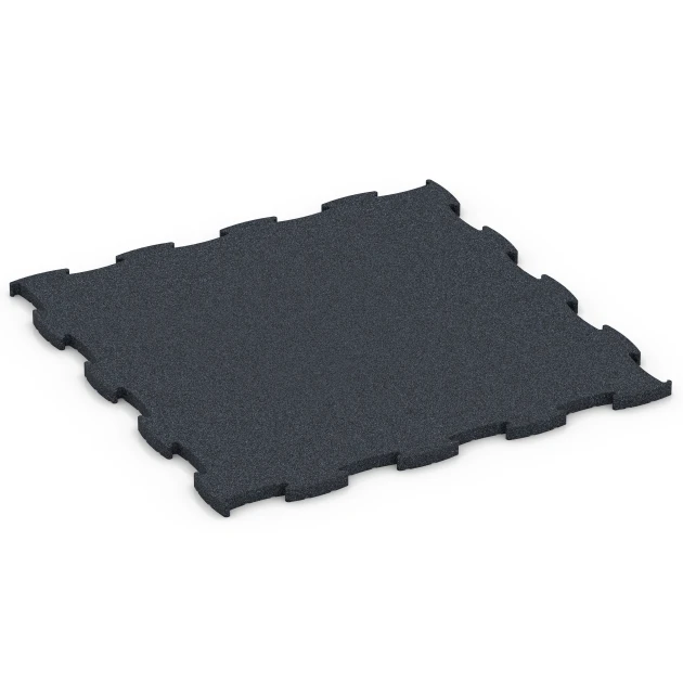 Fitness Premium Boden von WARCO im Farbdesign Anthrazit mit den Abmessungen 99 x 99 x 2,8 cm. Produktfoto von Artikel 6963 in der Aufsicht von schräg vorne.