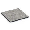 Outdoor-Fitnessboden von WARCO im Farbdesign Grauer Granit mit den Abmessungen 60 x 60 x 3 cm | 0,36 m². Produktfoto von Artikel 7133 in der Aufsicht von schräg vorne.