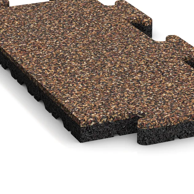 Detailaufnahme der Randausprägung von WARCO-Produkt 4863, Randplatte, Format 500 x 235 x 30 mm, Farbe Bast & Borke.