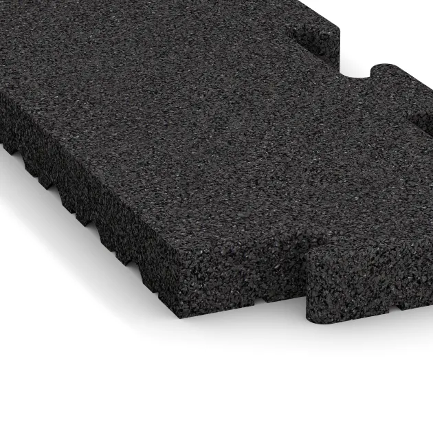 Detailaufnahme der Randausprägung von WARCO-Produkt 5005, Randplatte, Format 500 x 235 x 40 mm, Farbe Anthrazit.