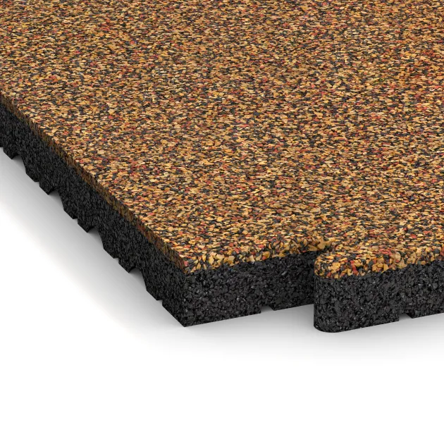 Detailaufnahme der Randausprägung von WARCO-Produkt 5093, Randplatte, Format 1000 x 485 x 40 mm, Farbe Terra Cotta.