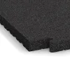 Detailaufnahme der Randausprägung von WARCO-Produkt 5157, Eckplatte, Format 485 x 485 x 40 mm, Farbe Anthrazit.