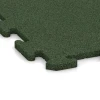 Detailaufnahme der Randausprägung von WARCO-Produkt 3955, Hunde-Bodenplatte, Format 100 x 100 x 1,8 cm | 1,00 m², Farbe Grasgrün.